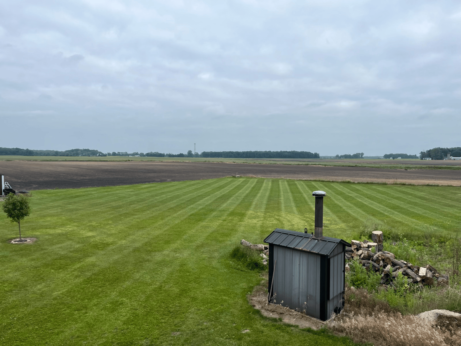 Large property striping
